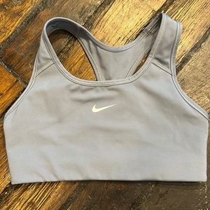 Grey/ Blue Nike Sports Bra